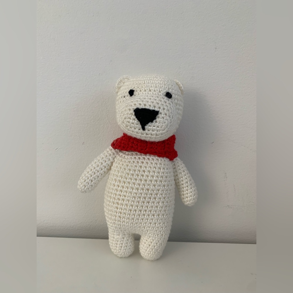 Cheengoo Pat the Polar Bear hand made doll